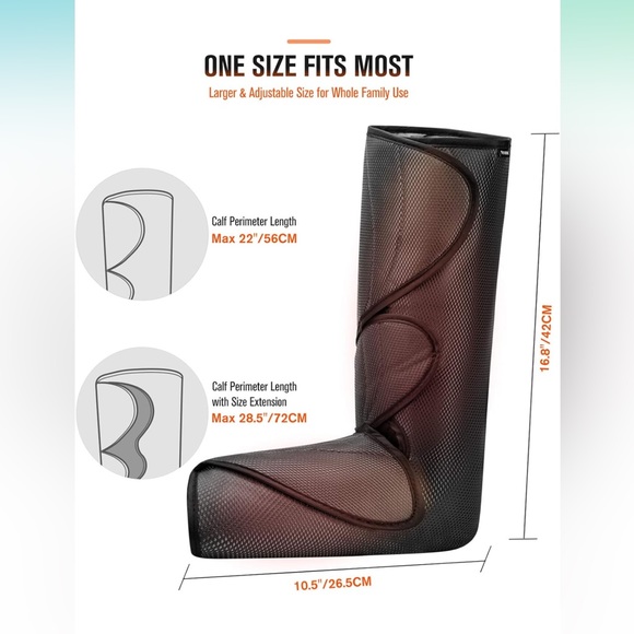 Fit King Air Compression leg massager with heat - Picture 2 of 5